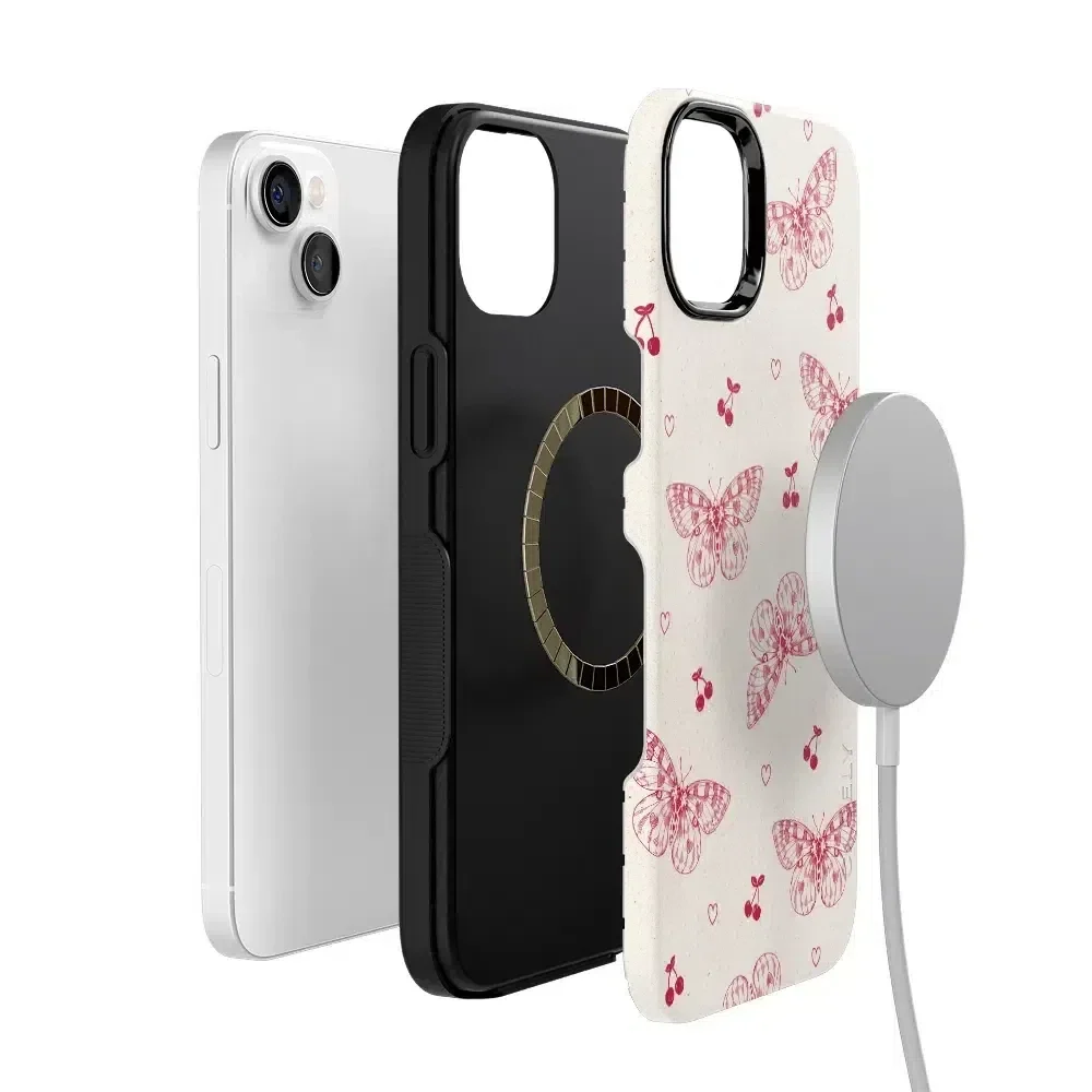 Heart Flutters | Butterfly Case iPhone Case get.casely