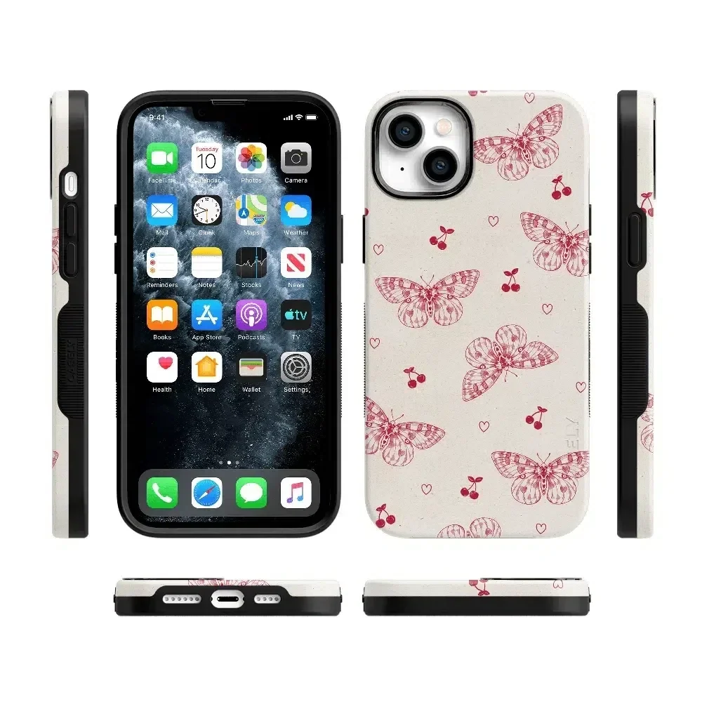 Heart Flutters | Butterfly Case iPhone Case get.casely