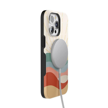 Here Comes the Sun | Colorblock Sunset Case iPhone Case get.casely