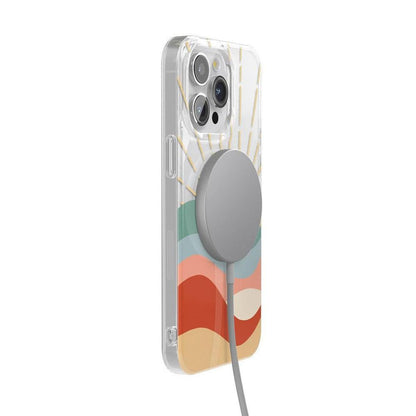 Here Comes the Sun | Colorblock Sunset Case iPhone Case get.casely