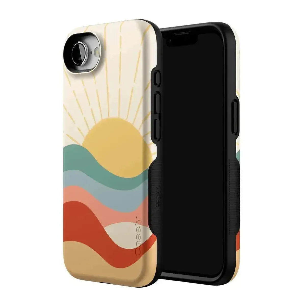 Here Comes the Sun | Colorblock Sunset Case iPhone Case get.casely