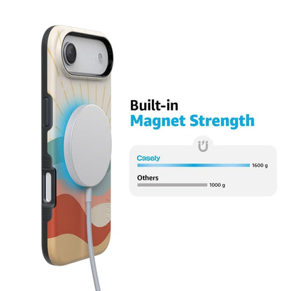 Here Comes the Sun | Colorblock Sunset Case iPhone Case get.casely