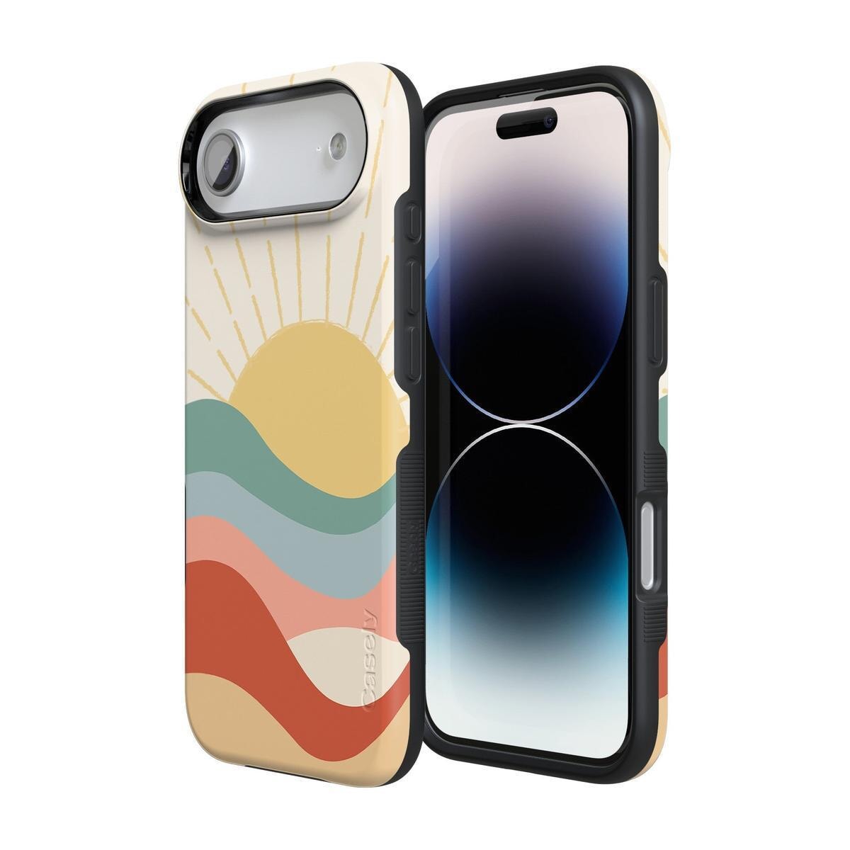 Here Comes the Sun | Colorblock Sunset Case iPhone Case get.casely