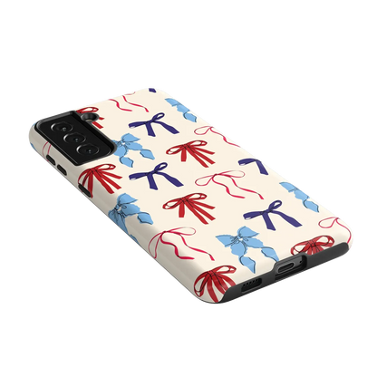 American Girlie | Red White & Blue Bows Case