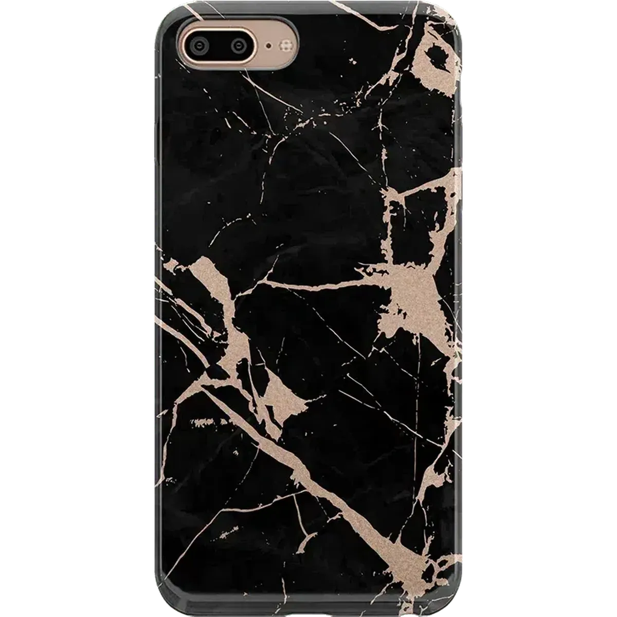 Hidden Gem | Rose Gold and Black Marble Case iPhone Case get.casely Classic iPhone 6/7/8 Plus