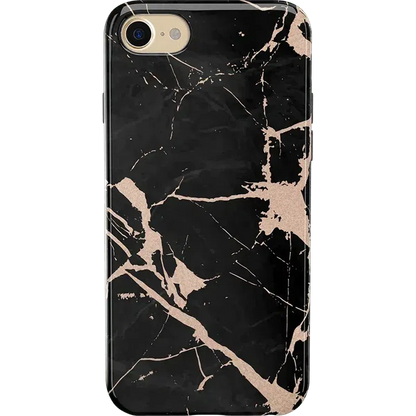Hidden Gem | Rose Gold and Black Marble Case iPhone Case get.casely Classic iPhone 6/7/8