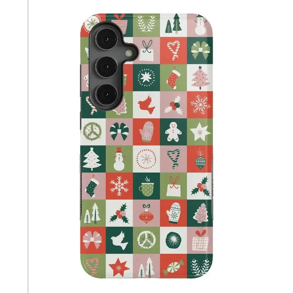 Holiday Square | Countdown to Christmas Case Phone Case Casetry Bold Flex + MagSafe® Galaxy S25 Plus