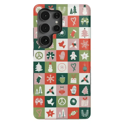 Holiday Square | Countdown to Christmas Case Phone Case Casetry Bold Flex + MagSafe® Galaxy S25 Ultra