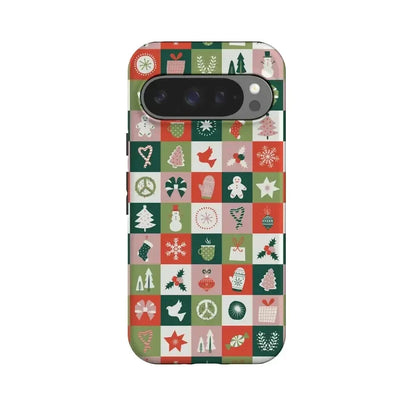 Holiday Square | Countdown to Christmas Case Phone Case Casetry Essential + MagSafe® Google Pixel 10 Pro