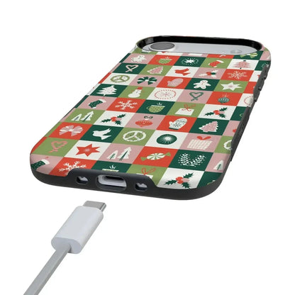 Holiday Square | Countdown to Christmas Case Phone Case Casetry