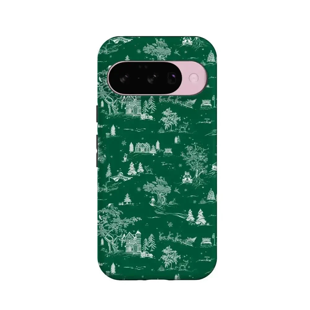 Home for the Holidays | Mountain Town Case Phone Case Casetry Essential + MagSafe® Google Pixel 10