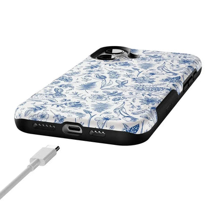 Hop & Bloom | Bunny Toile Case Phone Case Casetry