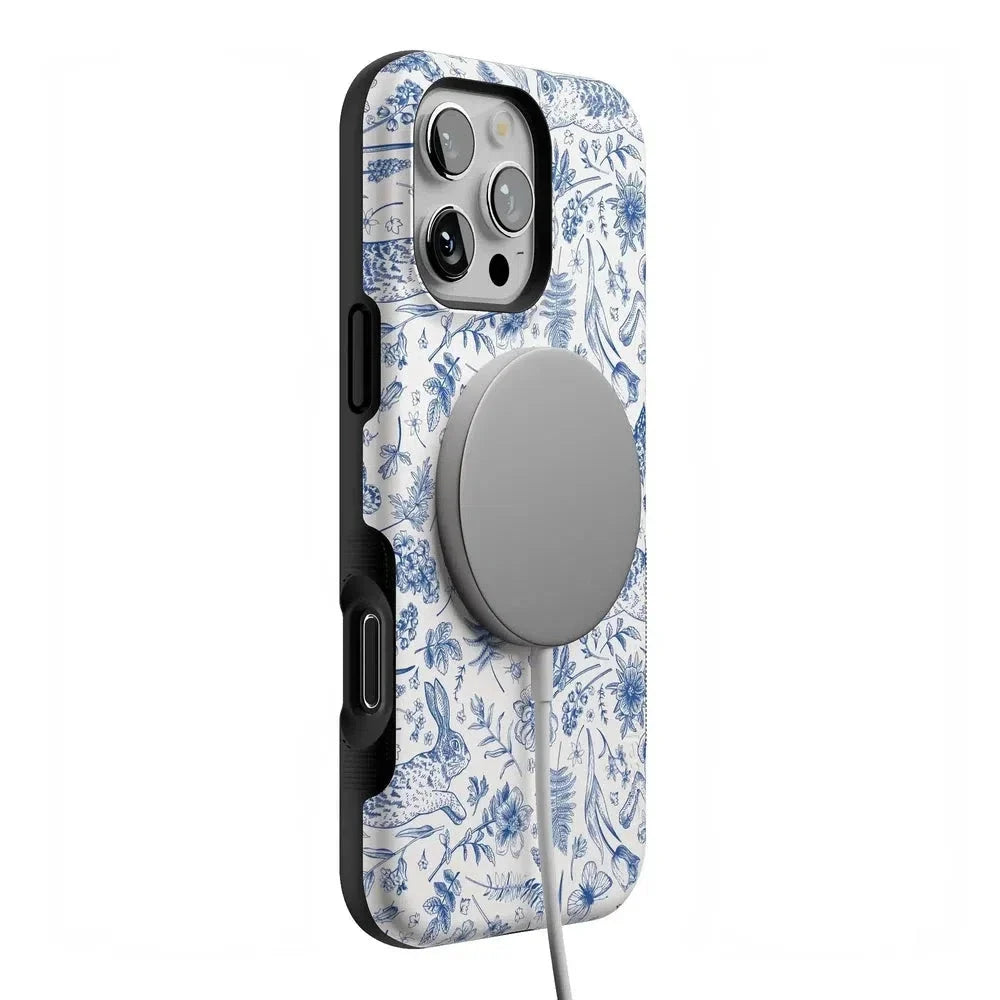 Hop & Bloom | Bunny Toile Case Phone Case Casetry