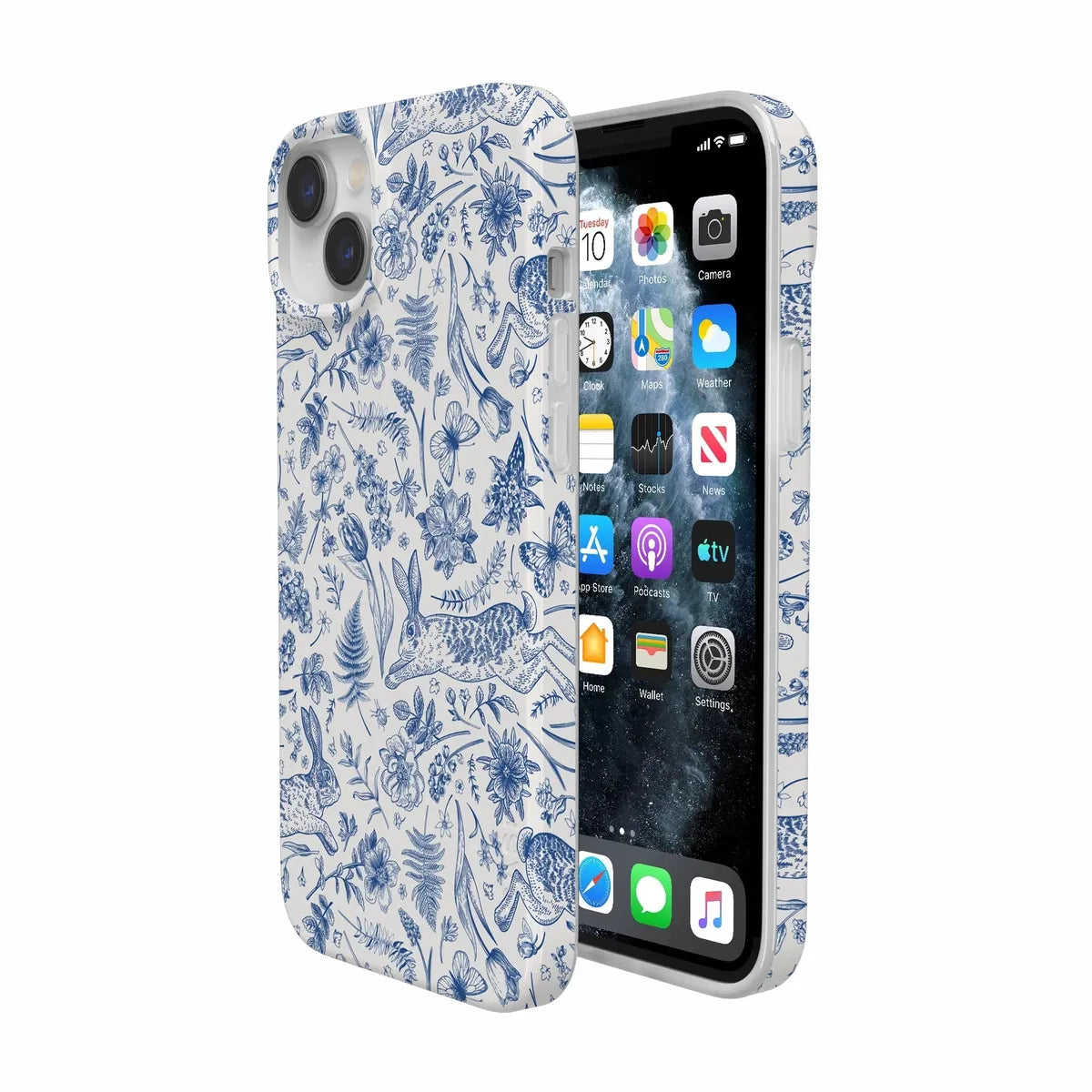 Hop & Bloom | Bunny Toile Case Phone Case Casetry