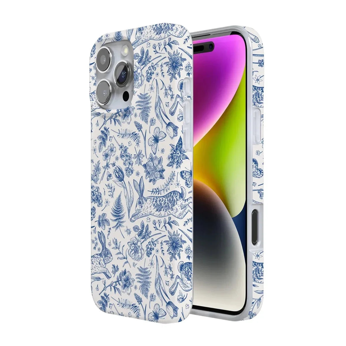 Hop & Bloom | Bunny Toile Case Phone Case Casetry
