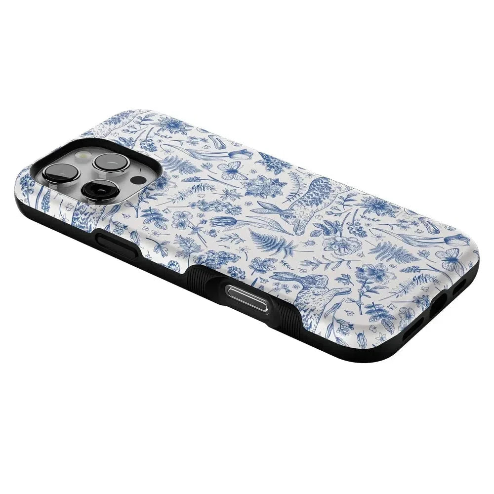 Hop & Bloom | Bunny Toile Case Phone Case Casetry