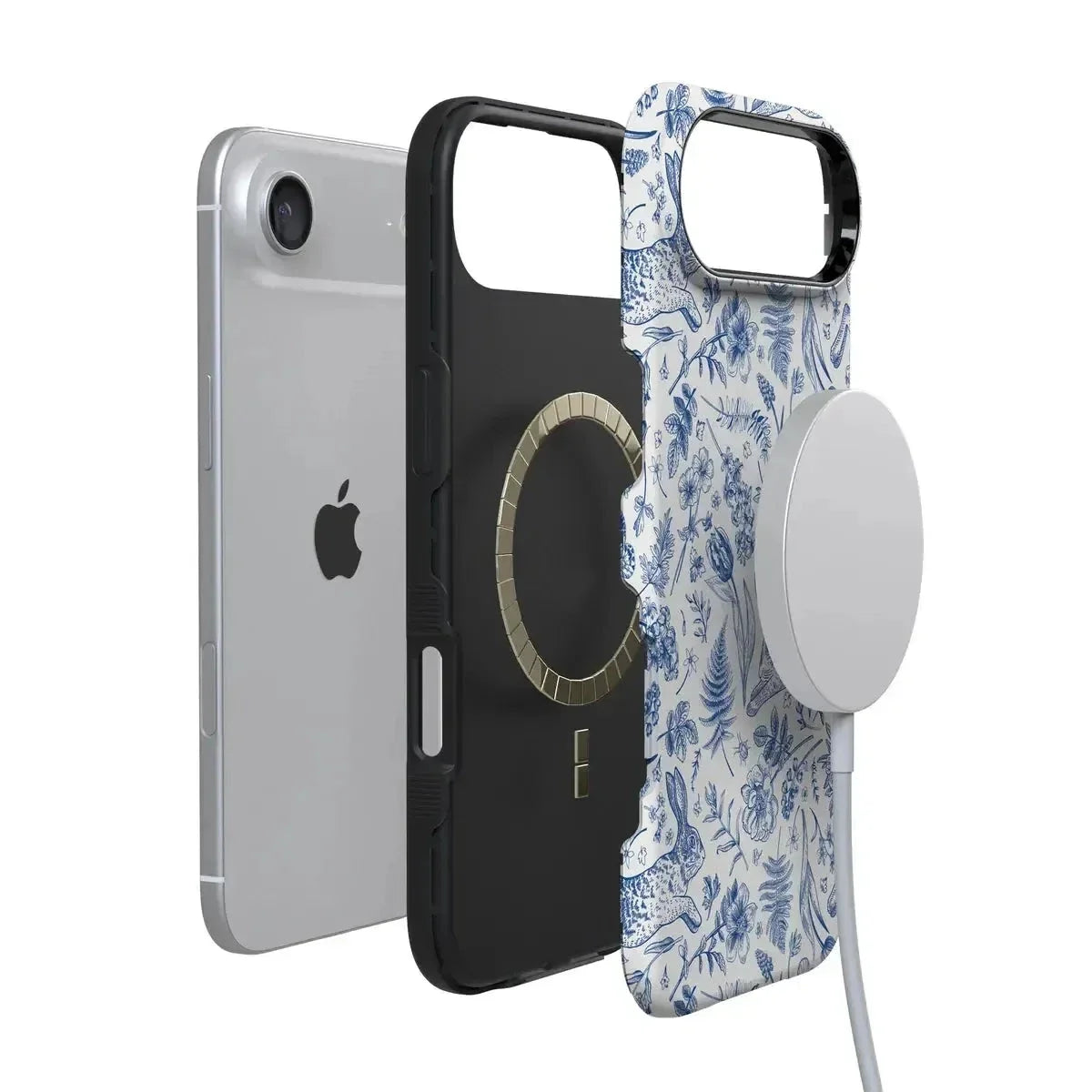 Hop & Bloom | Bunny Toile Case Phone Case Casetry