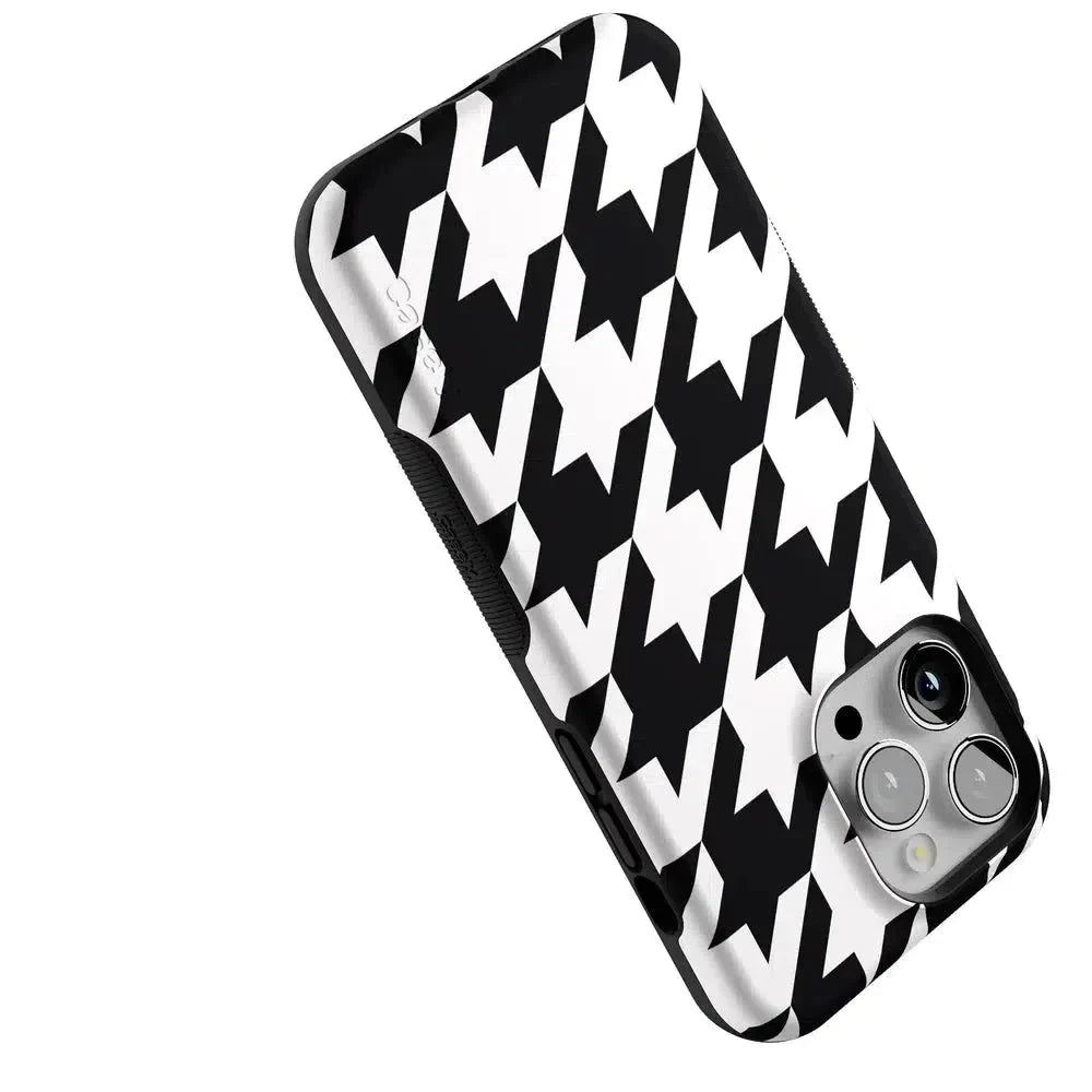 Houndstooth | High Contrast Design Case Phone Case Casetry