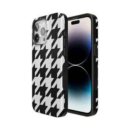 Houndstooth | High Contrast Design Case Phone Case Casetry