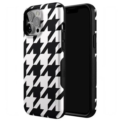 Houndstooth | High Contrast Design Case Phone Case Casetry