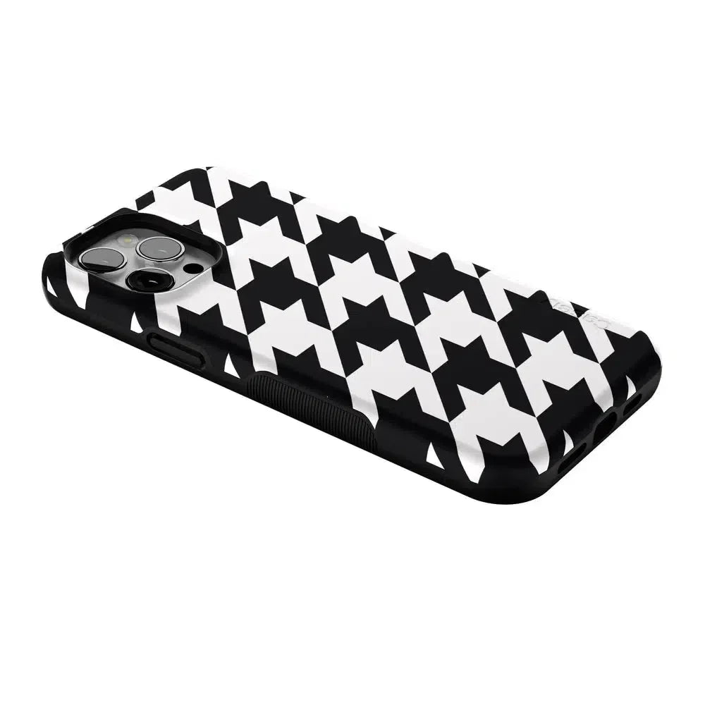 Houndstooth | High Contrast Design Case Phone Case Casetry