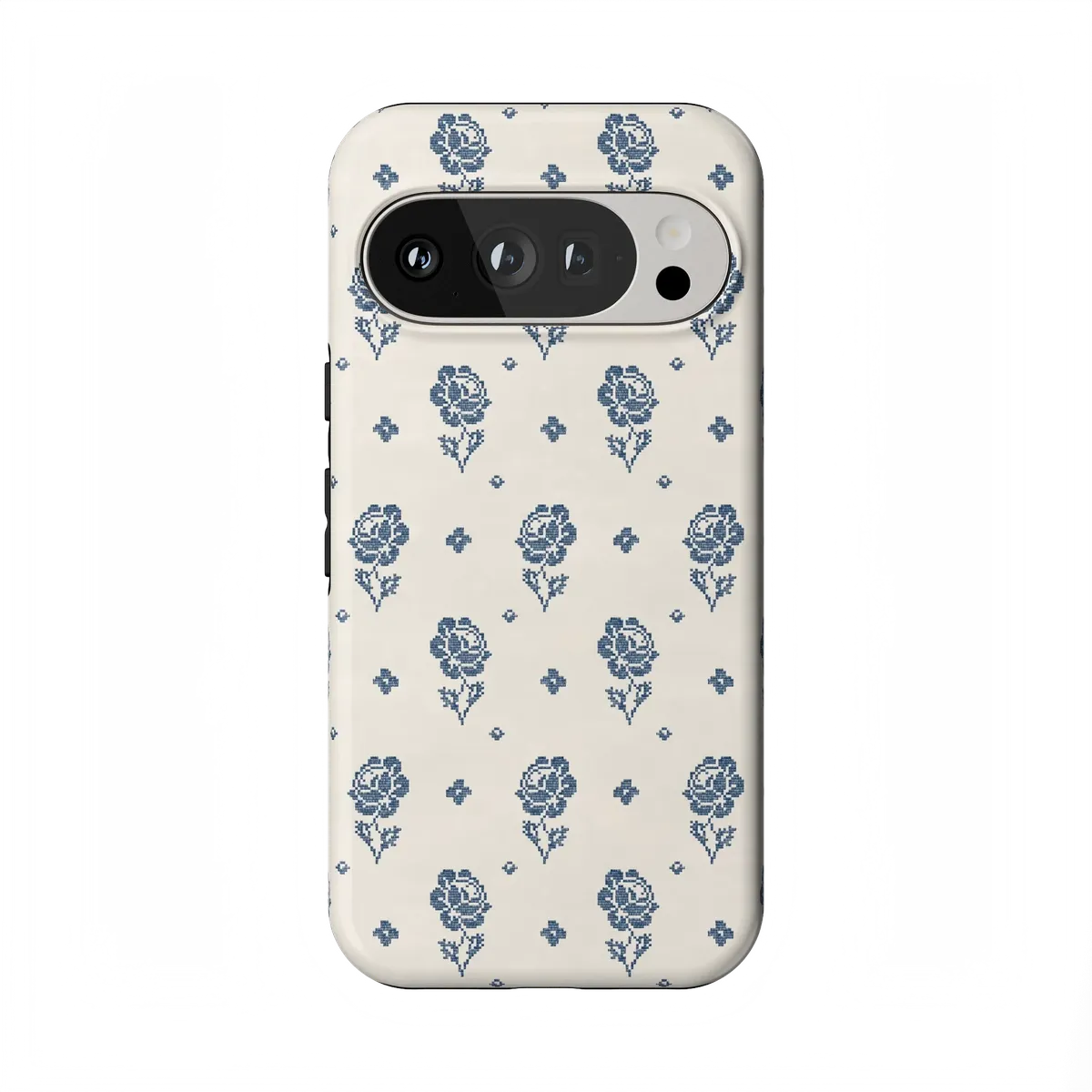 Seaside Stitch | Vintage Roses Case - Google Pixel 10 Pro