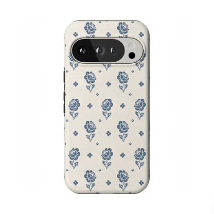 Seaside Stitch | Vintage Roses Case - Google Pixel 10 Pro