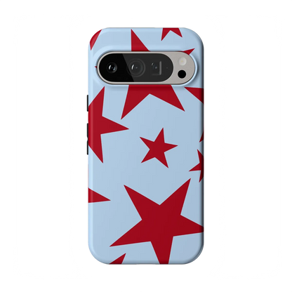 Stars Align | Blue & Red Stars Case - Google Pixel 9 Pro
