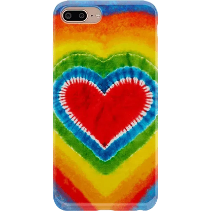 I Heart Tie Dye | Rainbow Heart Case iPhone Case get.casely Classic iPhone 6/7/8 Plus