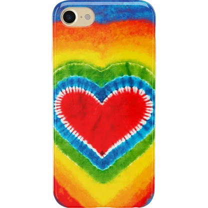 I Heart Tie Dye | Rainbow Heart Case iPhone Case get.casely Classic iPhone 6/7/8