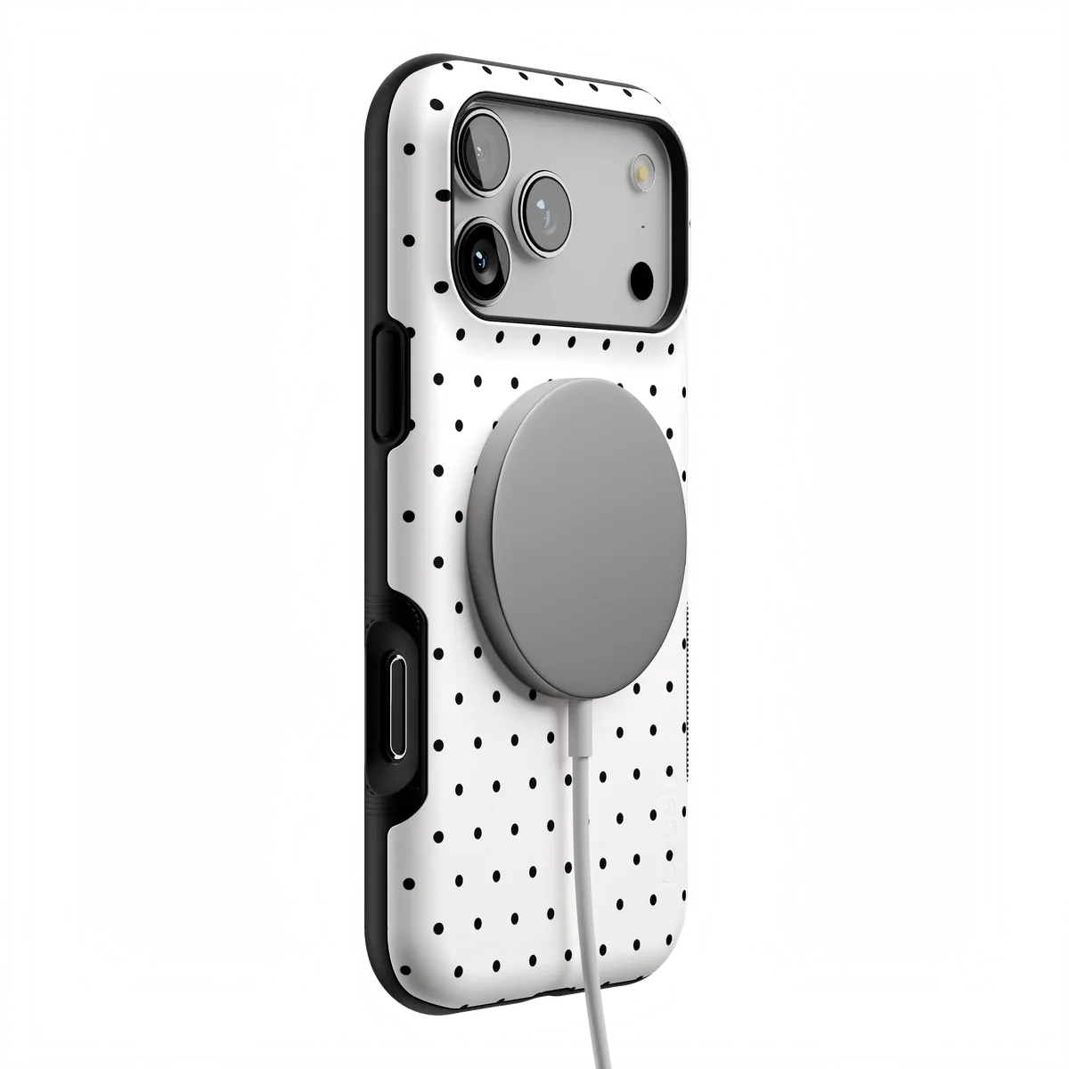 On the Dot | Black Polka Dot Case