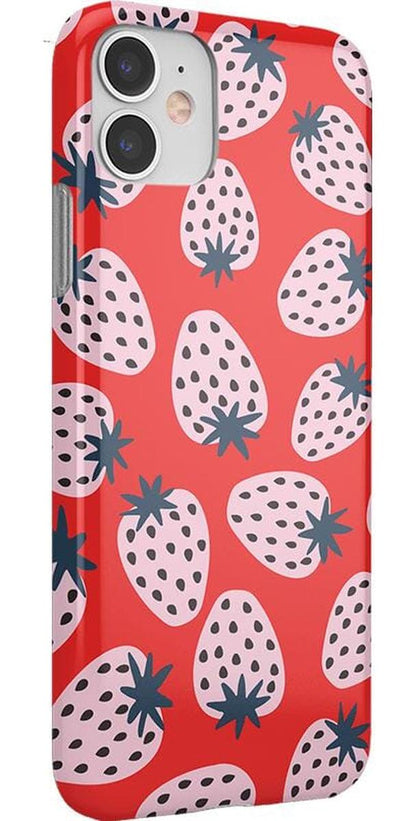I'd Pick You | Red Strawberry Case iPhone Case get.casely Classic iPhone XS Max