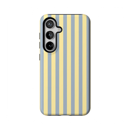 Coastline Stripes | Blue & Yellow Case - Galaxy S24