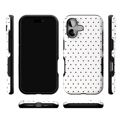 On the Dot | Black Polka Dot Case