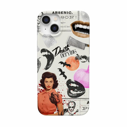 If You Dare | Horror Collage Case Phone Case Casetry Classic + MagSafe® iPhone 14 Plus