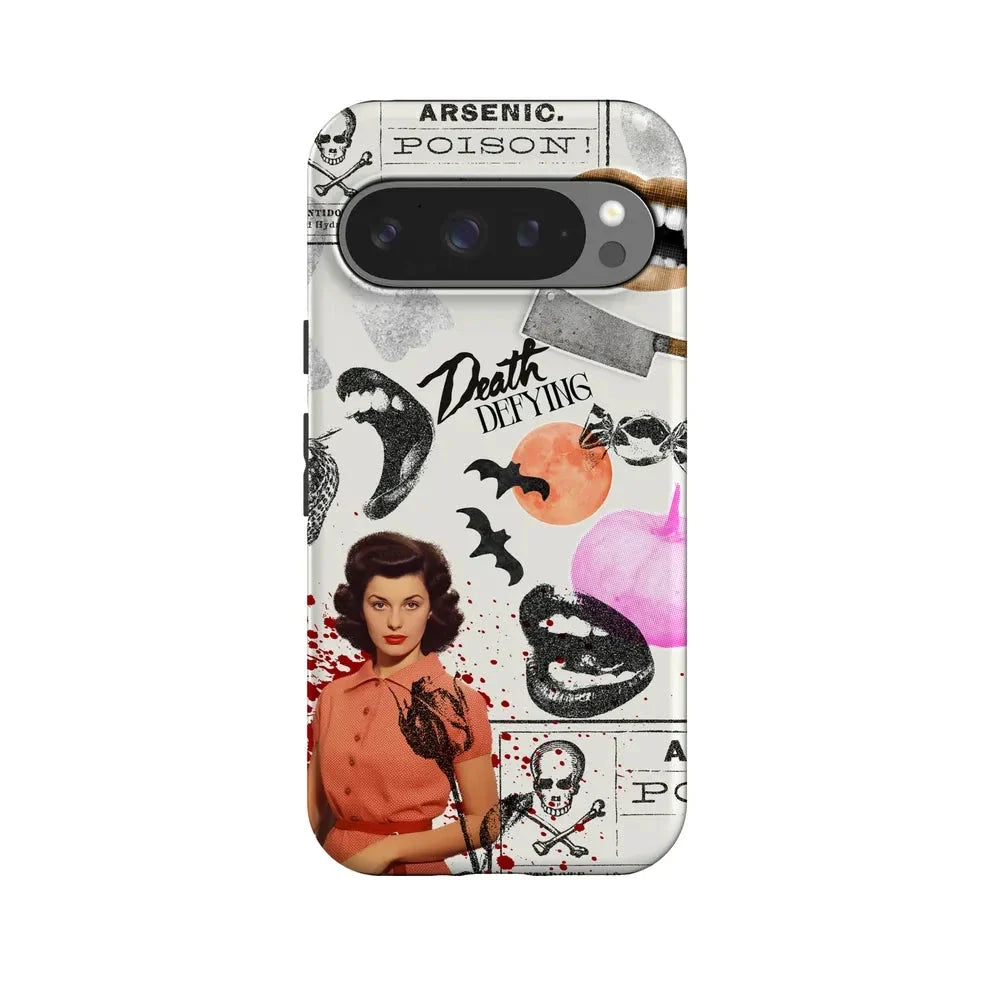 If You Dare | Horror Collage Case Phone Case Casetry Essential + MagSafe® Google Pixel 10 Pro