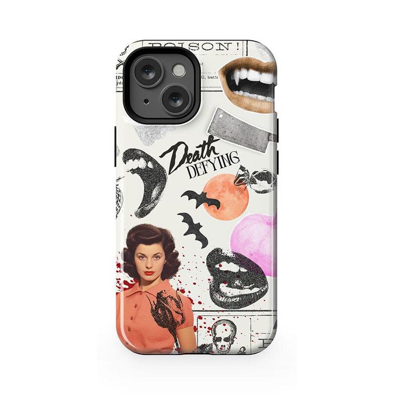 If You Dare | Horror Collage Case Phone Case Casetry Essential + MagSafe® iPhone 13 Mini