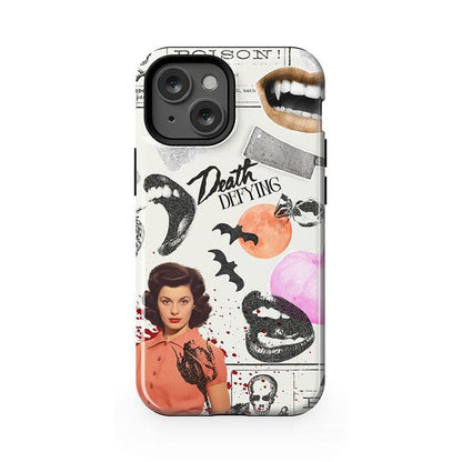 If You Dare | Horror Collage Case Phone Case Casetry Essential + MagSafe® iPhone 13 Mini