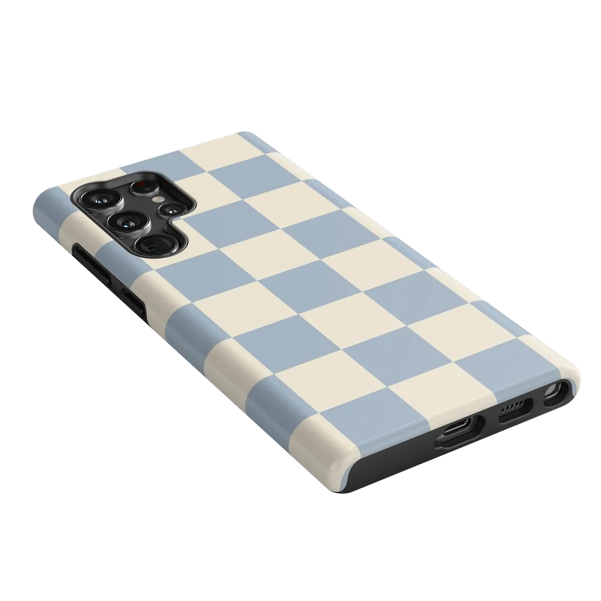 Fit Check | Light Blue Checkerboard Case