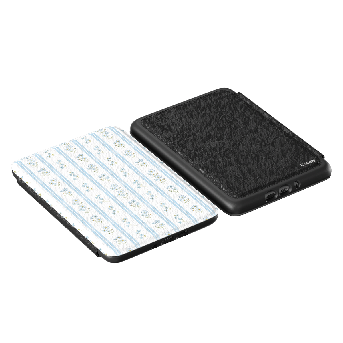 Cottage Stripe | Blue Floral Kindle Case