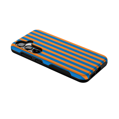 Go New York | Blue & Orange Stripes Case