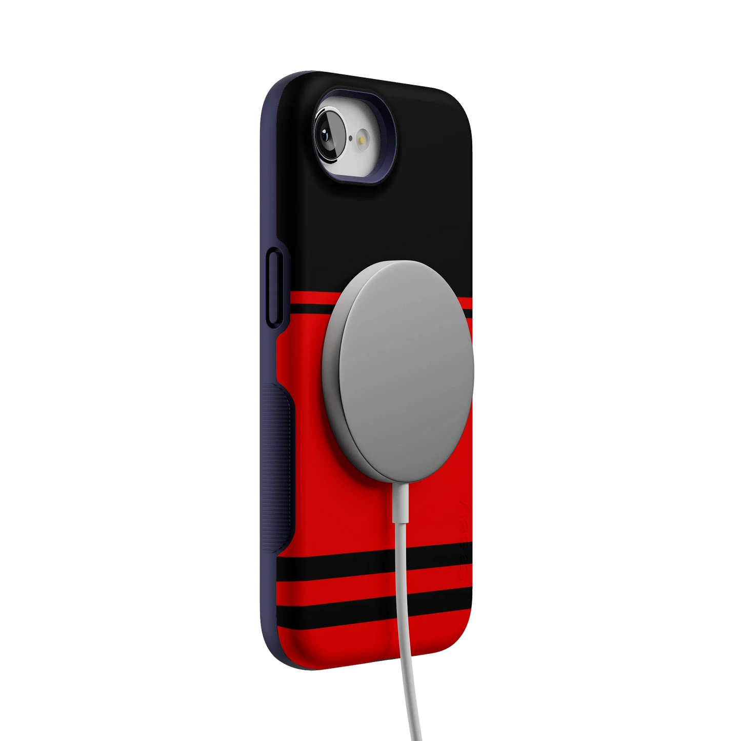 Storm Warning | Black & Red Stripes Case