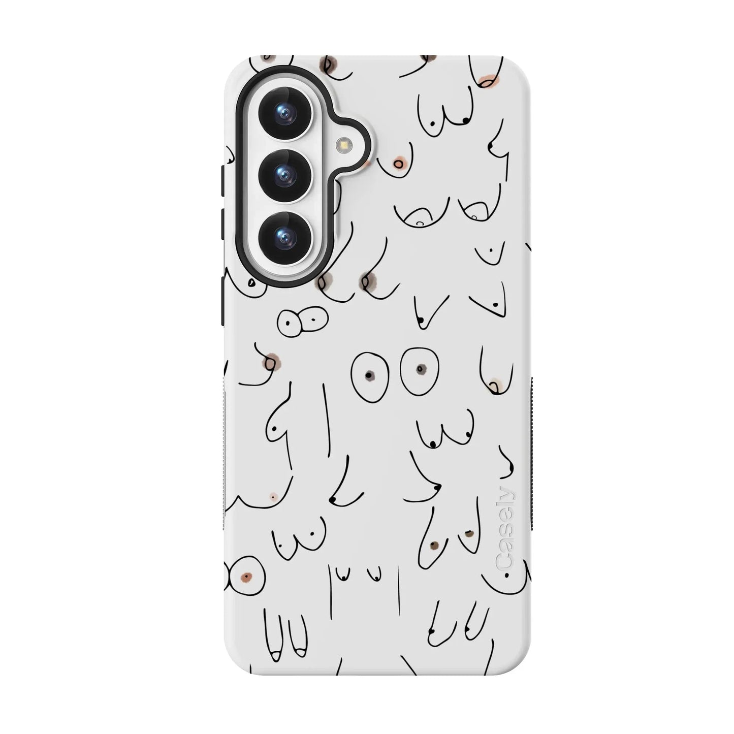 I'm With Her | Black & White Boobs Case iPhone Case get.casely Bold Flex + MagSafe® Galaxy S26 Plus