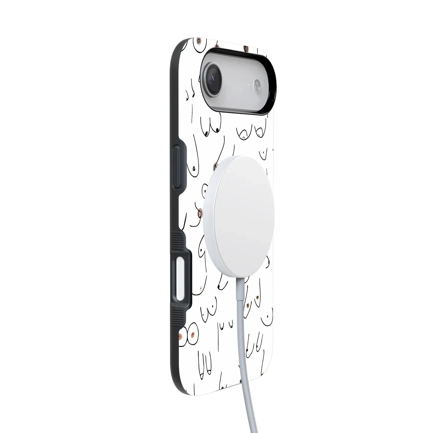 I'm With Her | Black & White Boobs Case iPhone Case get.casely