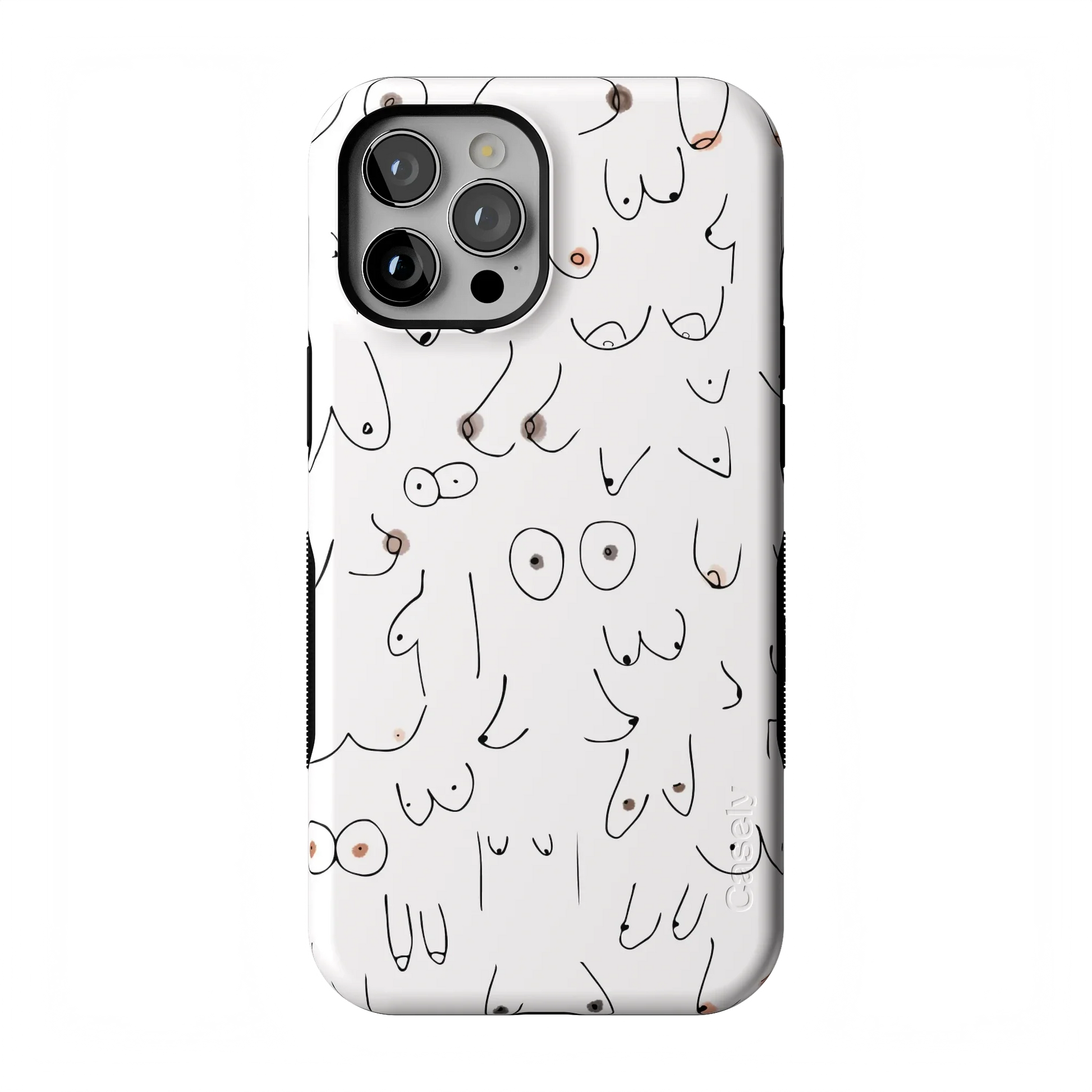 I'm With Her | Black & White Boobs Case iPhone Case get.casely