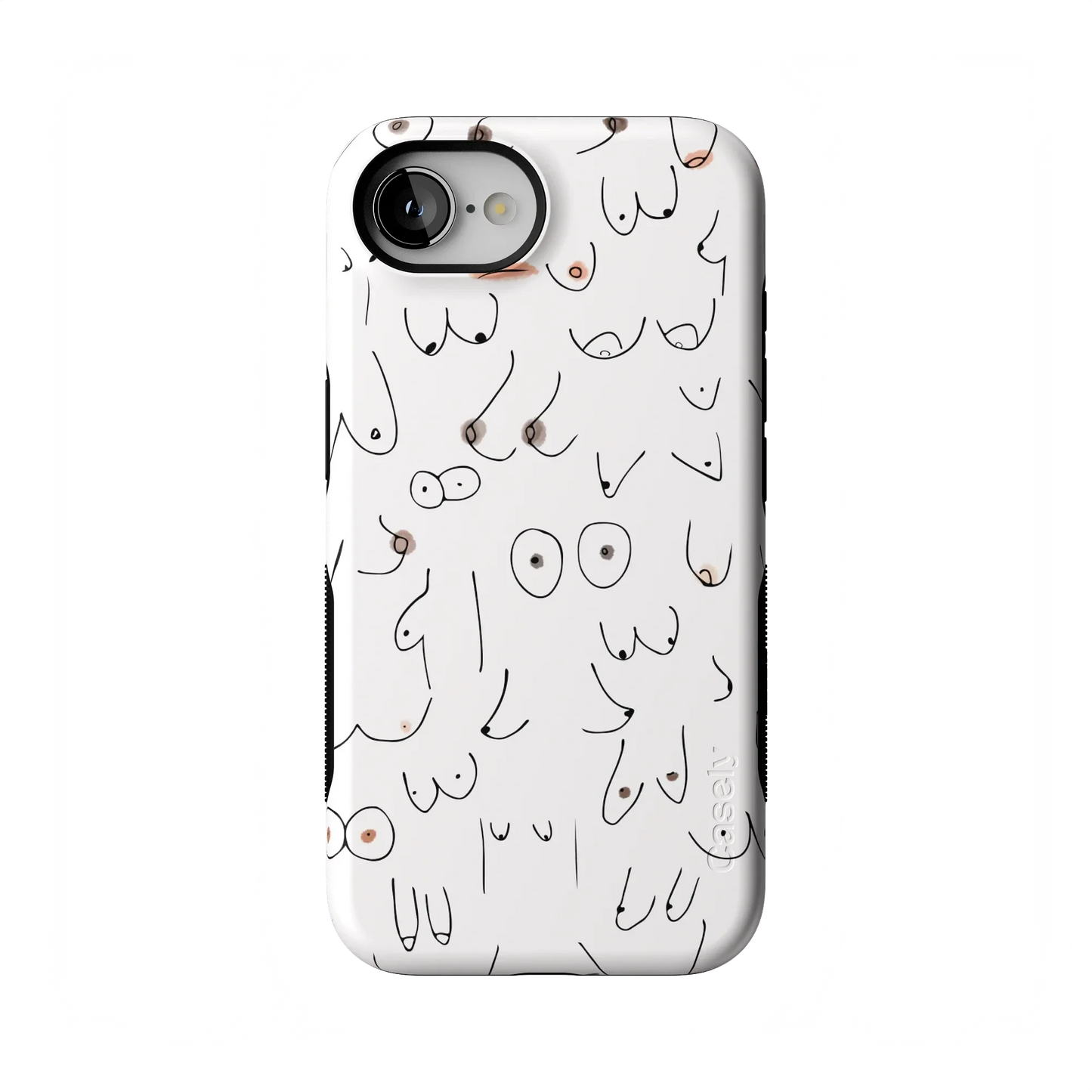 I'm With Her | Black & White Boobs Case iPhone Case get.casely