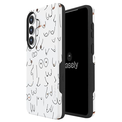I'm With Her | Black & White Boobs Case iPhone Case get.casely