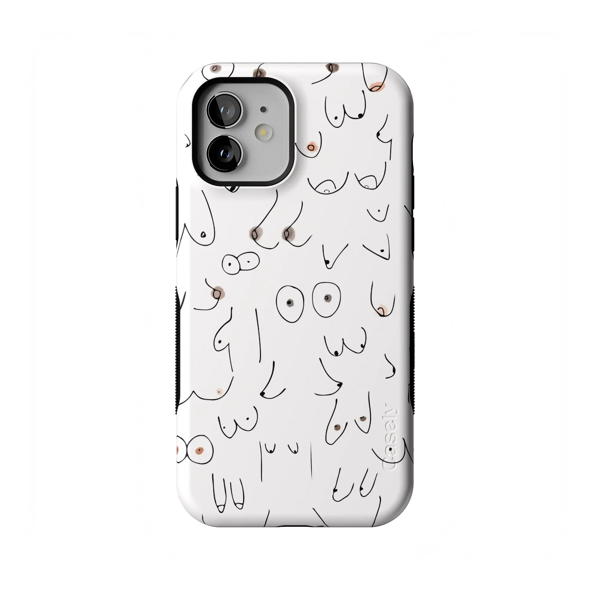 I'm With Her | Black & White Boobs Case iPhone Case get.casely