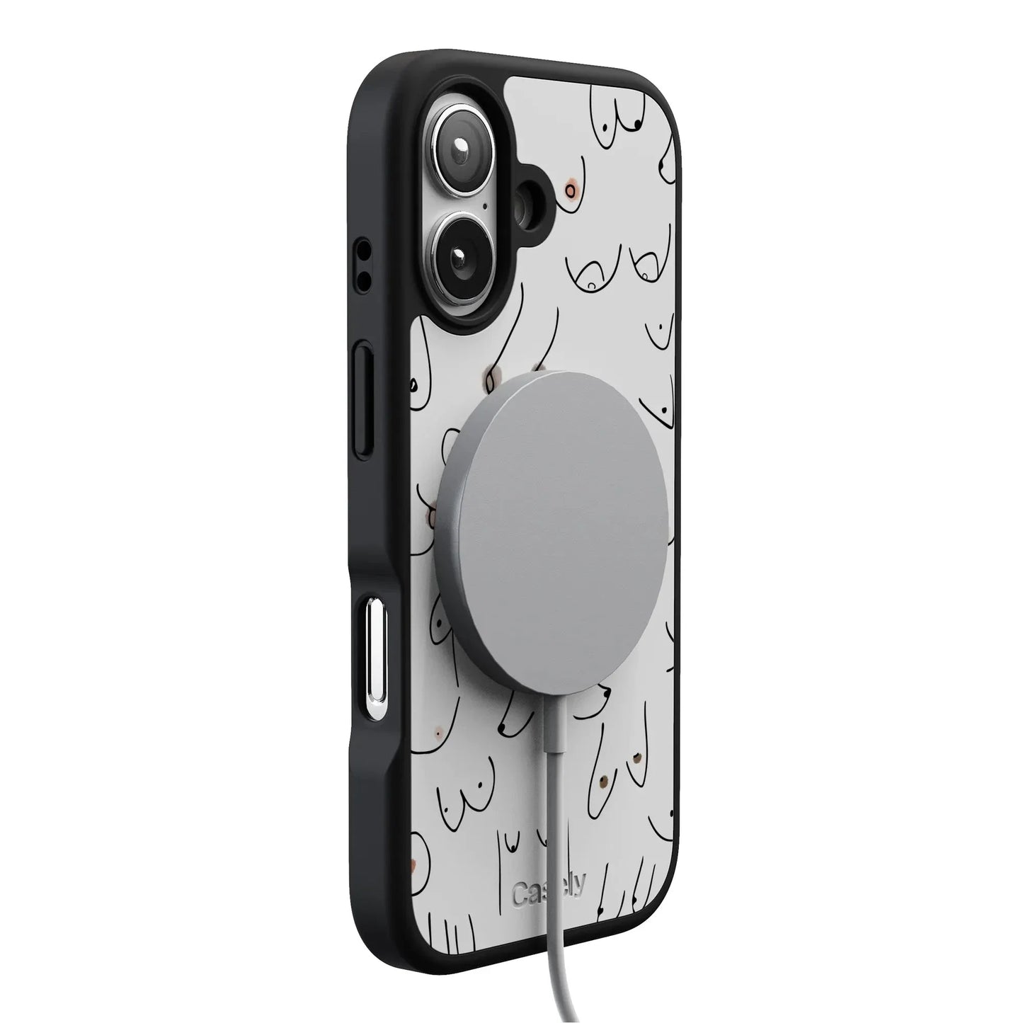 I'm With Her | Black & White Boobs Case iPhone Case get.casely