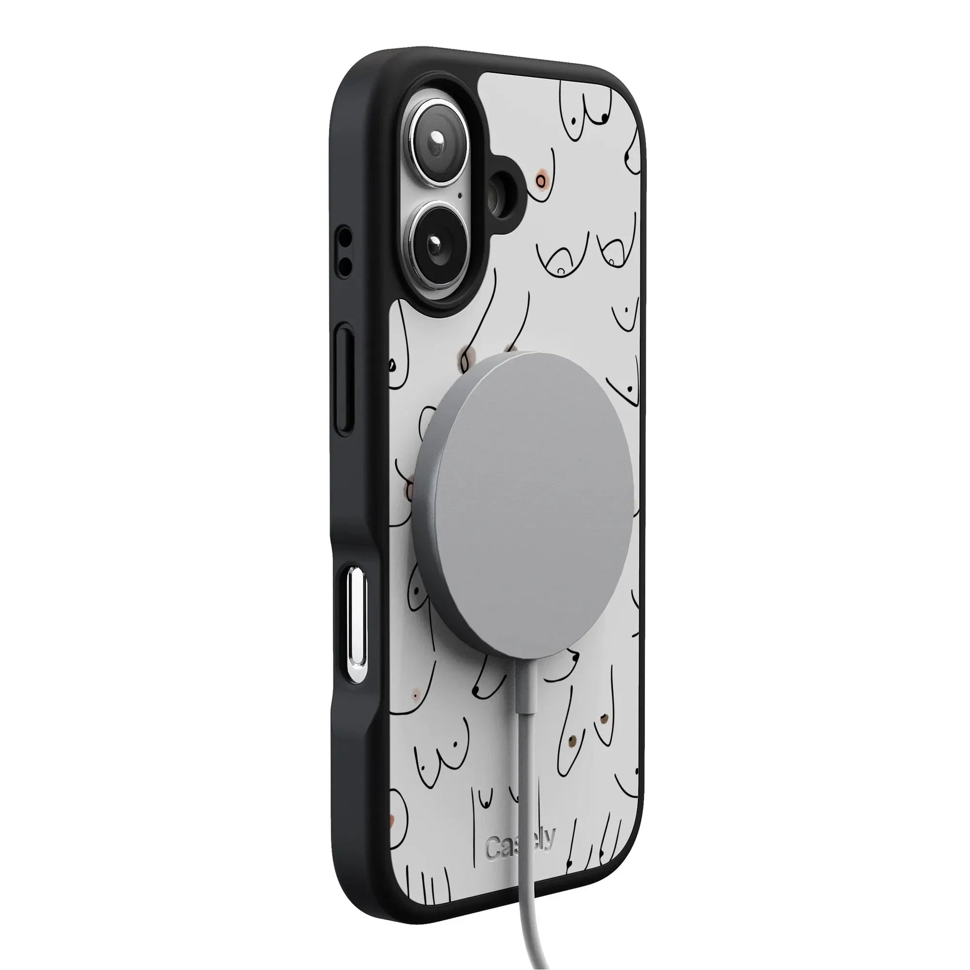 I'm With Her | Black & White Boobs Case iPhone Case get.casely